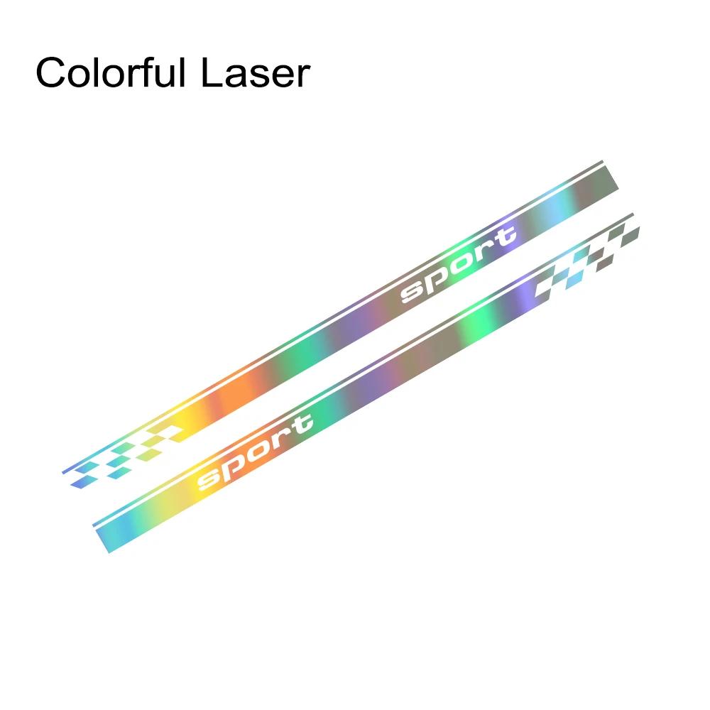Car Side Door Sticker Vinyl Decal Sport Racing Stripes Graphics Accessories For Volkswagen Up Hatchback Eco VW Cross up Mii