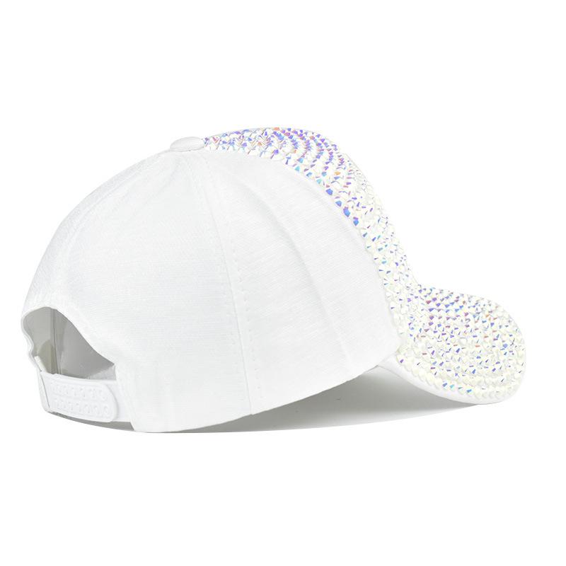 Summer Ladies Baseball Cap Korean Wild Spring Rhinestone Caps Fashion Personality Baseball Hats Street Highlights Hip-hop Hats