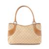 Used GG Canvas Tote Bag 113015 Canvas Leather Beige Brown Used Women