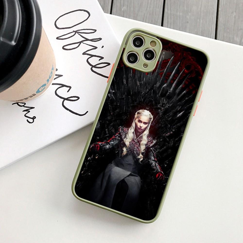 Dragon Mother Thrones Phone Case For IPhone 14 11 12 13 Mini Pro Max 8 7 Plus X XR XS MAX Translucent Matte Cover