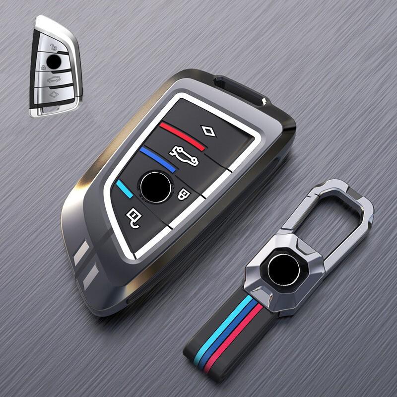 For BMW X1 X2 X3 X4 X5  X6 X7 1 2 3 4 5 6 7 M5 Zinc Alloy Car Key Fob Case Cover