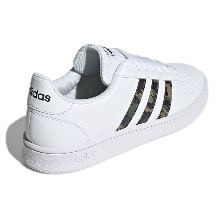 adidas Neo Grand Court Bequeme Langlebige Low-Top-Sneaker Herren-Sneaker Weiß GY3698