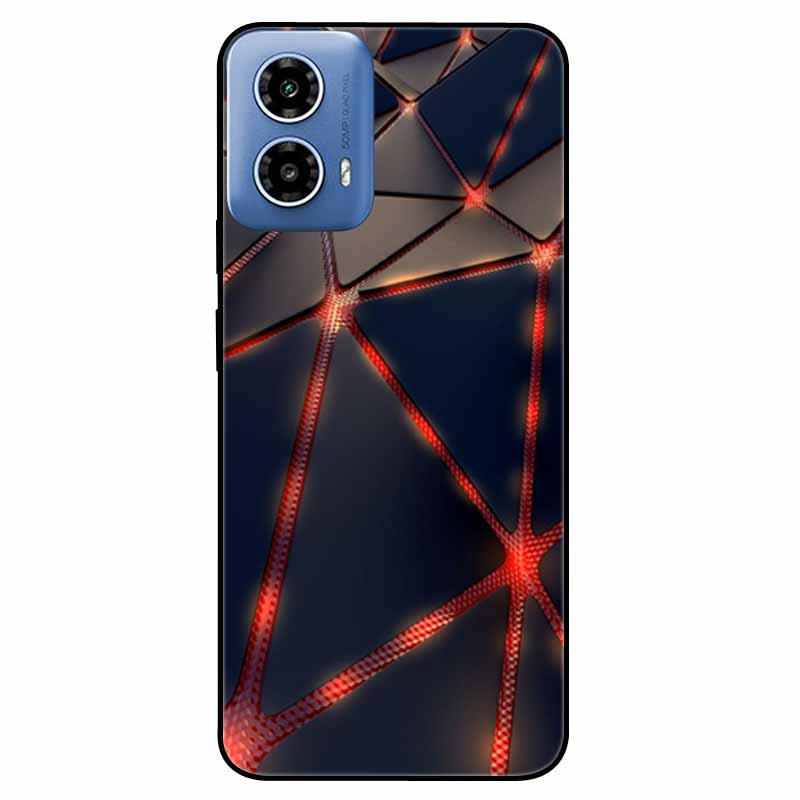 For Moto G34 5G Case G 24 Soft Silicone Fashion Animals TPU Bumper for Motorola Moto G24 G04 Painted Phone Covers Luxury Capa