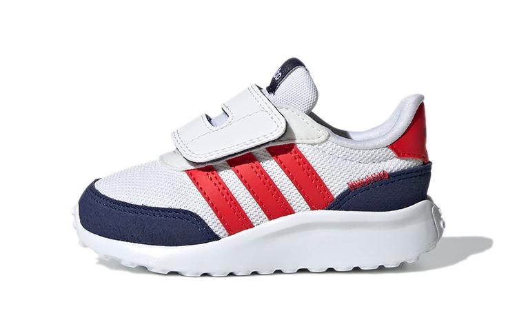 

Adidas Neo Run 70S Abrasion Resistant Low top Toddler Shoes White Red Blue Baby GW0326 27