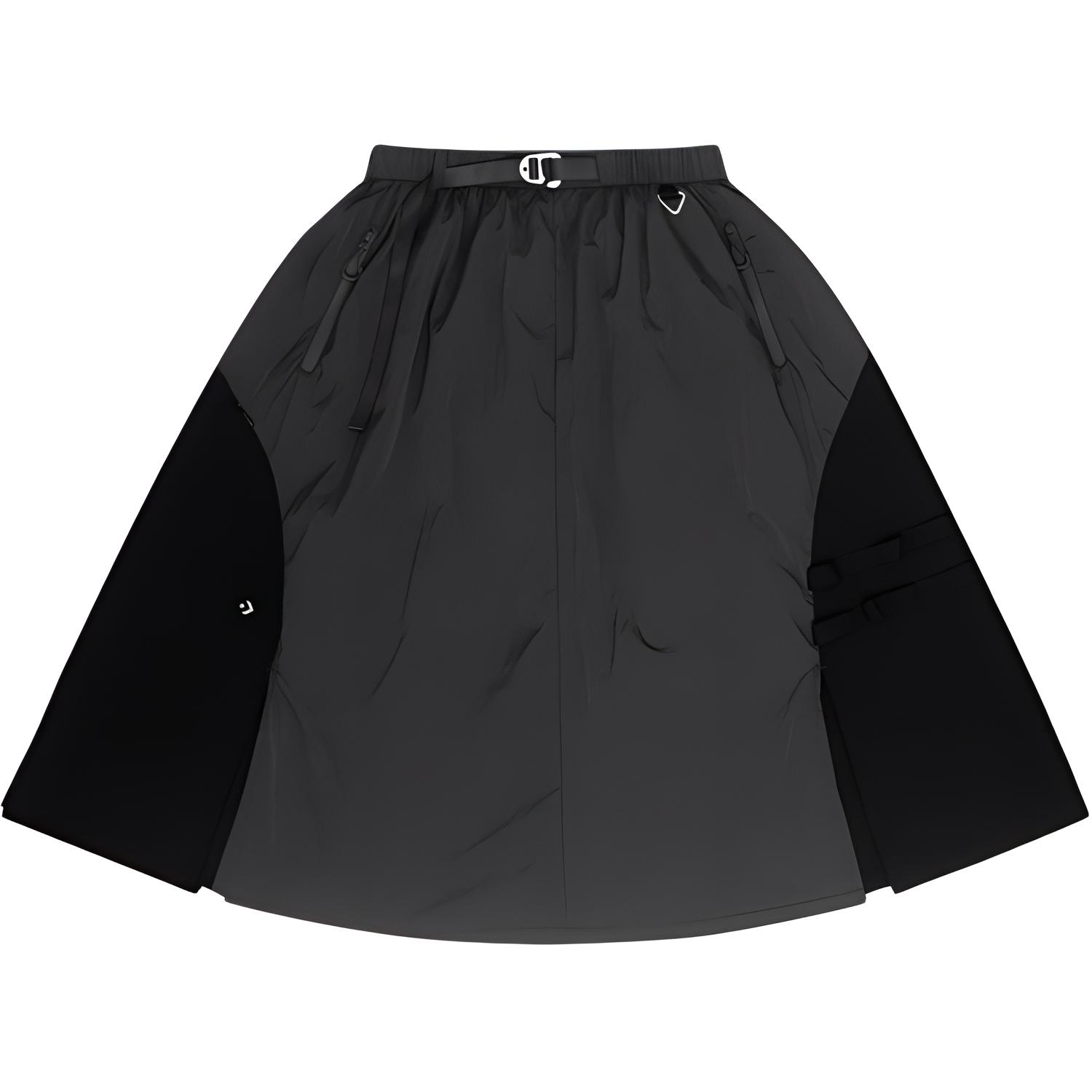 

New Converse Casual Long Skirts Women s Gray 10028126-A02 XS