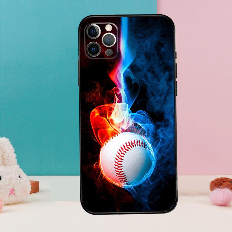 Baseball Phone Case For iPhone 17 Air 16 15 14 13 12 11 Pro Max 12 13 mini 15 16 Plus 16e Cover Coque