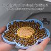 Silicone Pet Licking Mat Slow Feeder Mat with Suction Cups Flower Shape Lick Mat Prevents Overeating for Cats Dogs