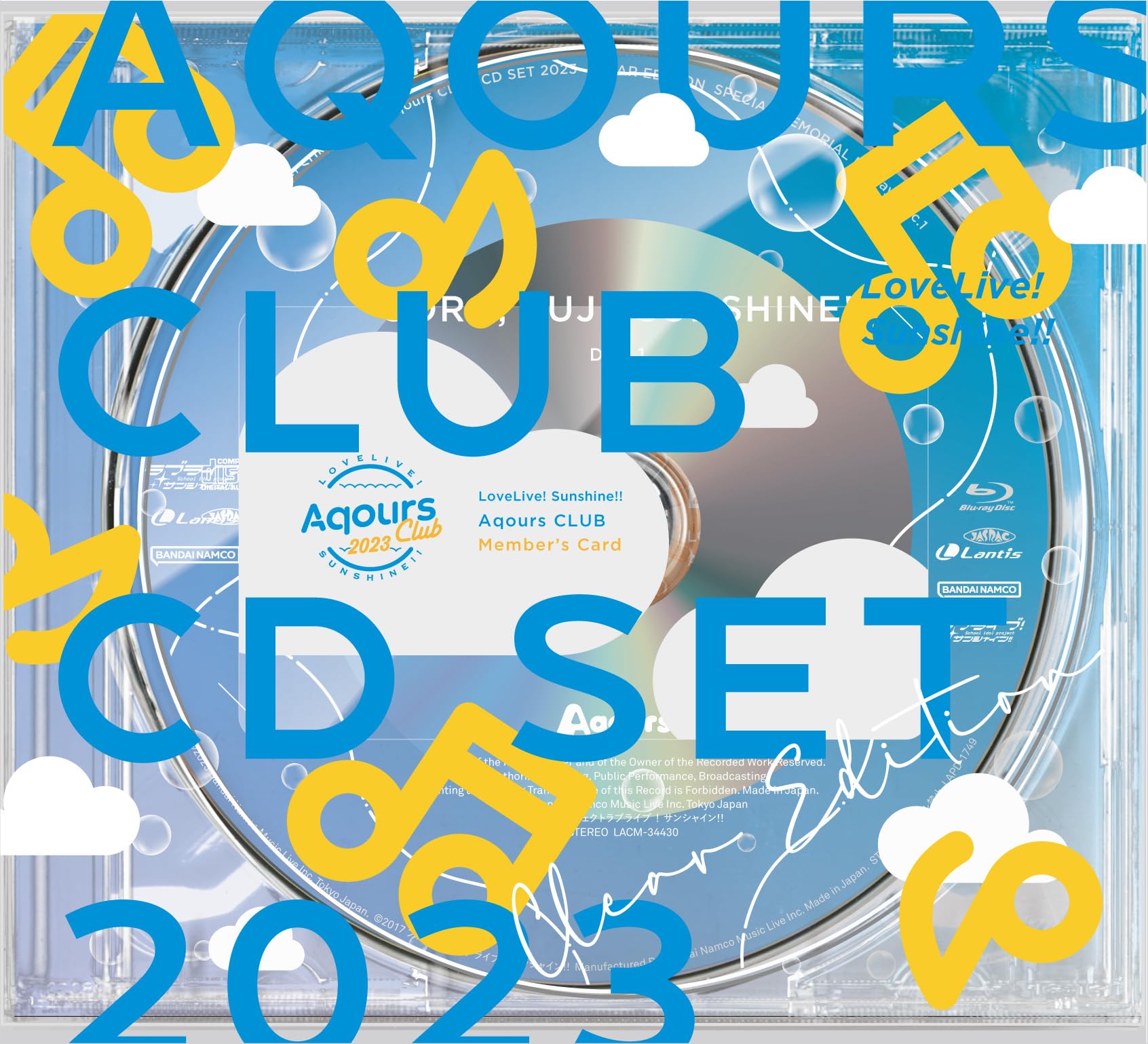 

Love Aqours CLUB CD SET 2023 CLEAR EDITION limited Live! Sunshine!! [First production]