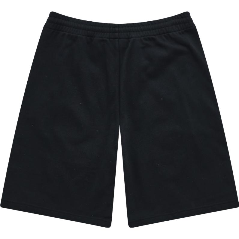 Fila Fusion Solid Logo Print Loose Casual Shorts Men Shorts Deep-Black T11M323610FBK