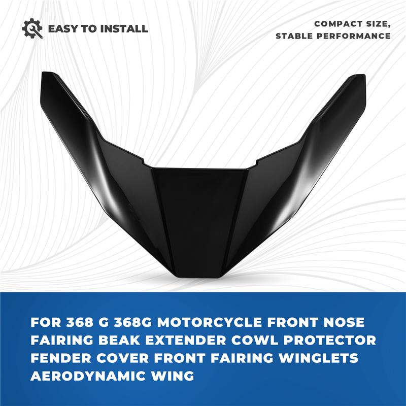 Aerodynamic Front Fairing Winglets Beak Protector For ZONTES 368G 368 G Motorcycle Front Nose Fairing Bright