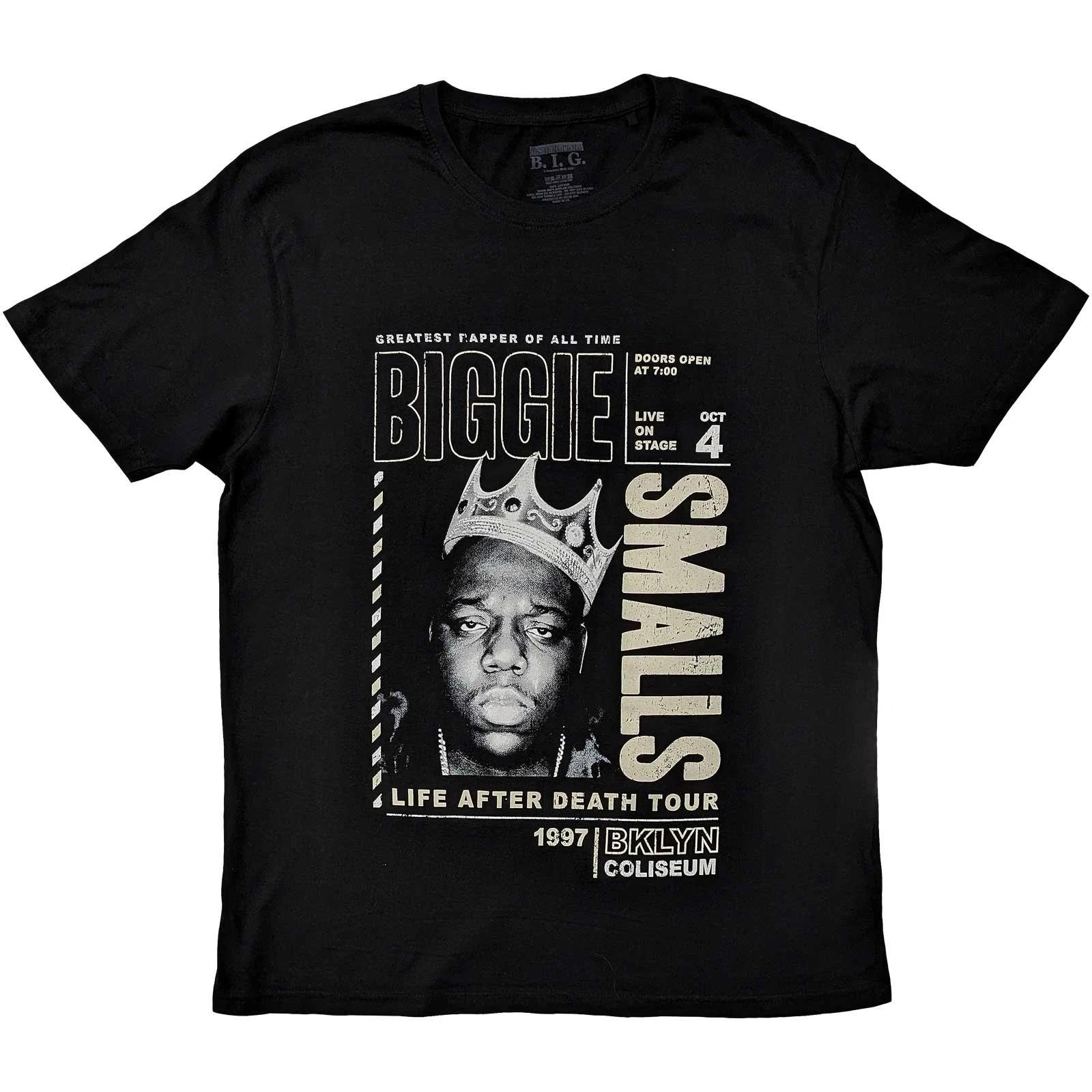 Biggie Smalls Life After Death Tour Official Tee T-Shirt Mens Unisex 3XL