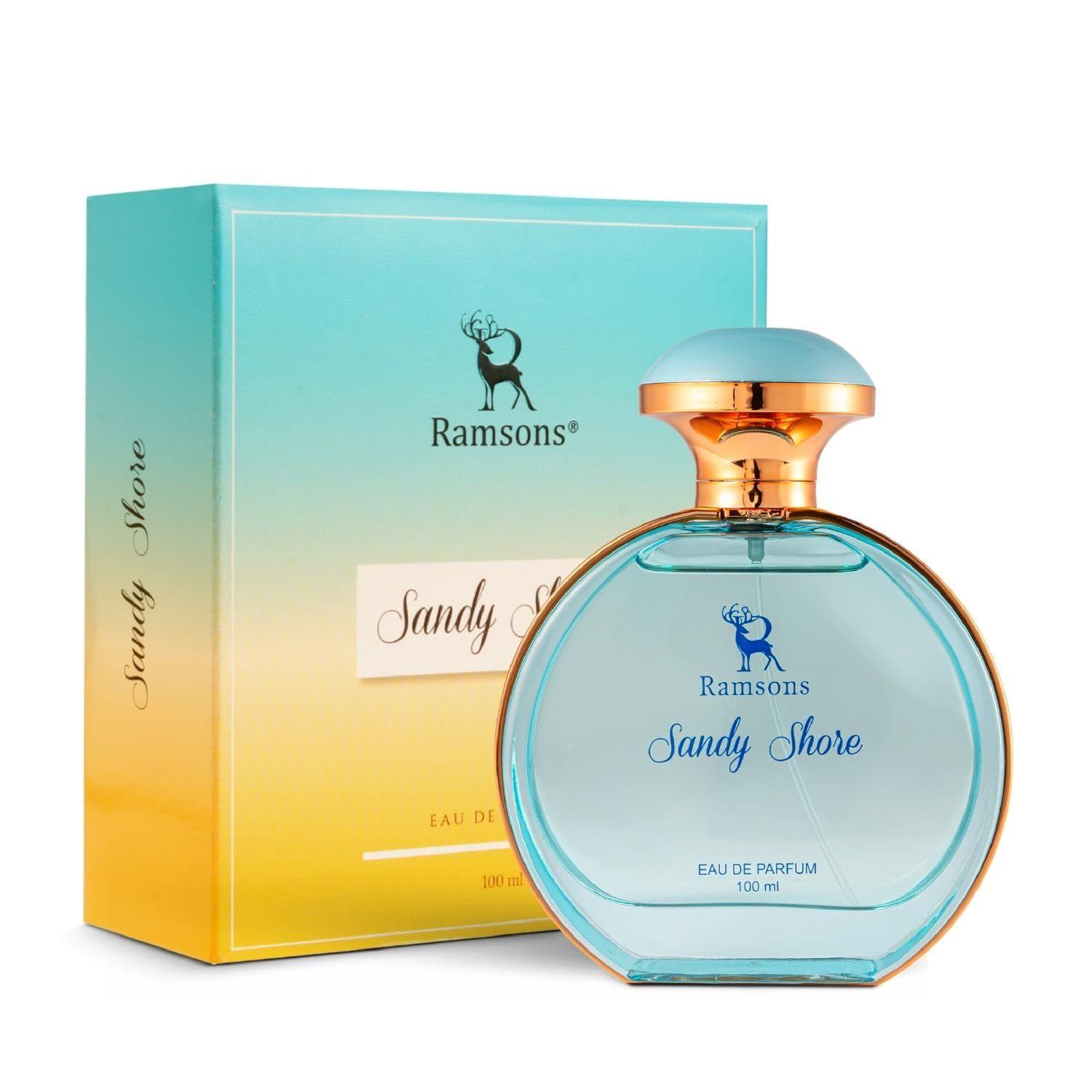 

Ramsons - SANDY SHORE Eau De Parfum | TN - Mint, Lavender, Bergamot, Mandarin orange | MN - Sea grass, Ginger, Jasmine Rose | BN - Musk, Sandalwood 100ML