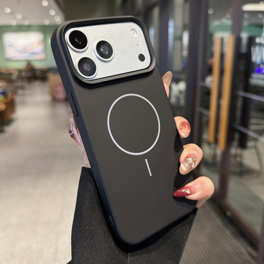 Liquid Silicone For Magsafe Magnetic Case For iPhone 17 Pro 16 15 14 13 11 12 Pro Max Air Camera Touch Button Shockproof Cover