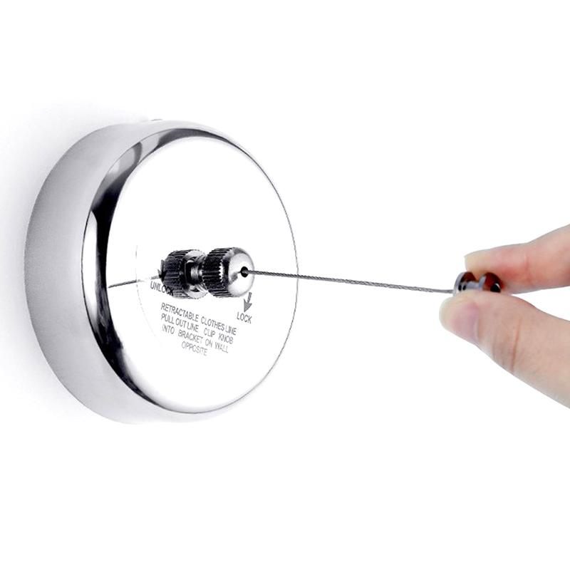 Portable Stainless Retractable Clotheslines Dryer Organiser Laundry Hanger