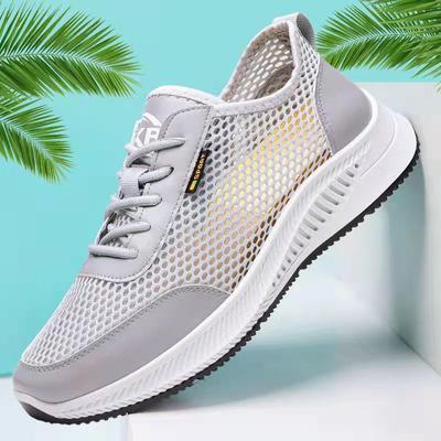 Scarpe Vulcanizzate da Uomo con Superficie in Rete Scarpe da Uomo Leggere Scarpe Casual da Uomo Antiscivolo Estate Nuovo Versatile Zapatillas De Hombre