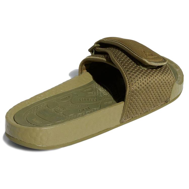 Adidas Originals Pharrell x Adidas Originals Boost Slides 'Olive Cargo' FY6141
