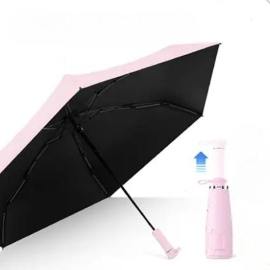 Mini Foldable Umbrella Retractable Five-Fold UV Protection Sunshade Rain Umbrella Sun Protection Against Ultraviolet Rays