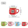 Ceramic Christmas Mug Cartoon Santa Mousse Cup Coffee Cup For Office Home Baking Dessert Breakfast Milk Mug For Kids Xmas Gift