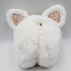 Warm Winter Ear Muffs With Cute Cat Ears - Plush Fleece Lined Foldable Earmuffs Women Men Adults