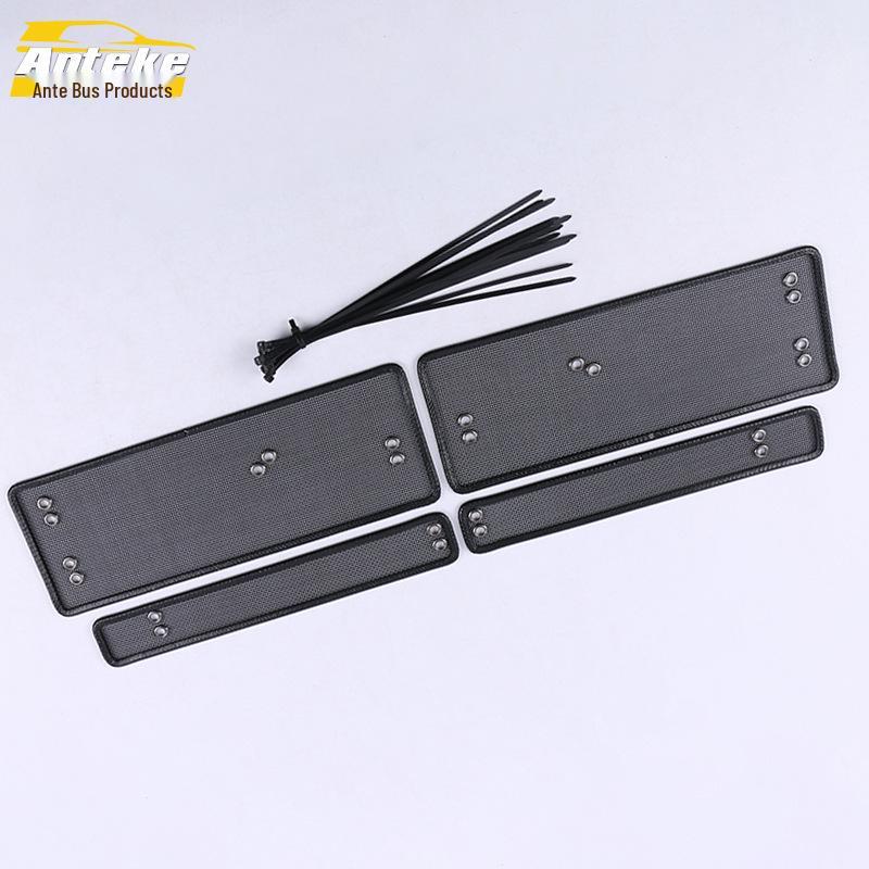 

19 Pcs Decorative Diamond Mesh Radiator Net Cover Sticker for Car Body Protection