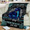 To My Husband/daughter/mon The Love Gifts Blankets Custom Blanket Flannel Blankets Bed Throw Soft Bedspread Sofa Travel Camping