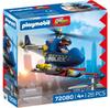 Playmobil 72080 City Action Police Helicopter Construction Set