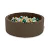 Minky Dry Pool H-30 Cm with 300 Balls - Chocolate
