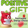 Positive Energy Strawberry Cat Hug Pocket Mini Handmade Plush Wool Knitting Doll With Card Funny Christams Gift Home Room Decor