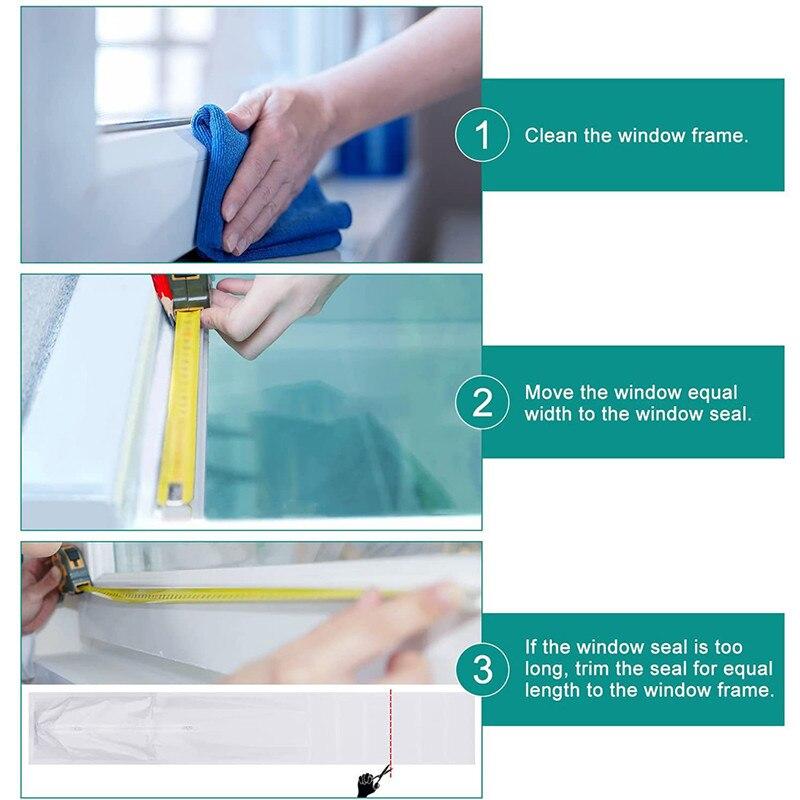 Universelle Fensterabdichtung für tragbare Klimaanlage und Wäschetrockner Funktioniert mit jeder mobilen Klimaanlage