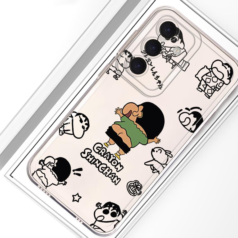 Cartoon Crayons Shinchan Phone Cover Case for Samsung Galaxy A52 A31 A54 A15 A14 A16 A26 A24 A33 A52 A36 A13 A56 A50 A34 A35 A25