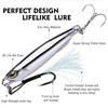 Long Shot Metal Jig Vib Blade Lure Electroplated Silver Sinking Vibration Baits Vibe for Bass Pike Fishing Lures