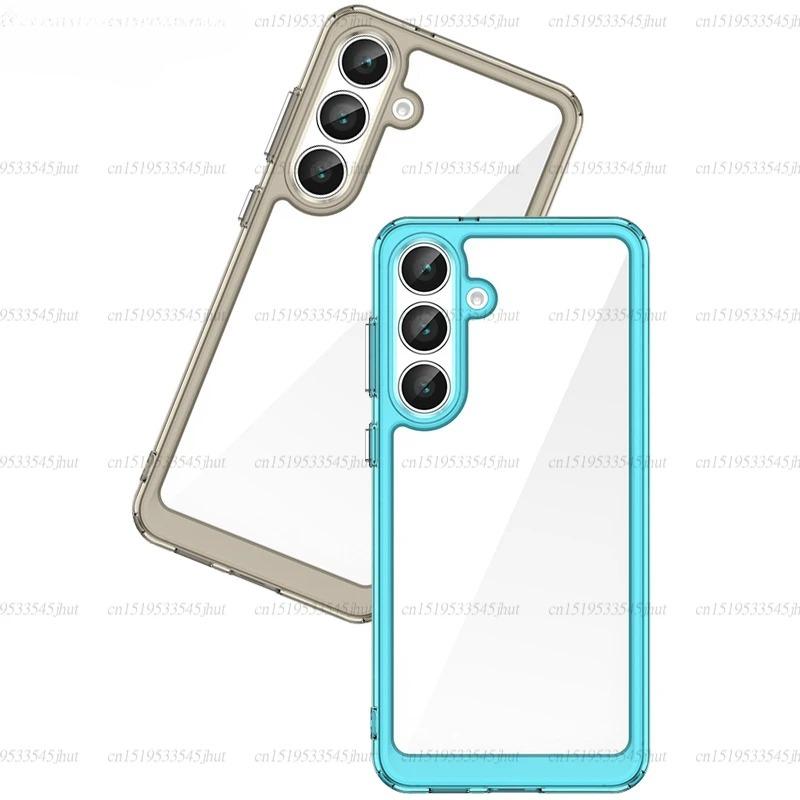 Transparent Case For Samsung Galaxy S25 FE Case Silicone Colorful Back Cover Samsung S25 FE Case Cover For Samsung S25 FE Funda