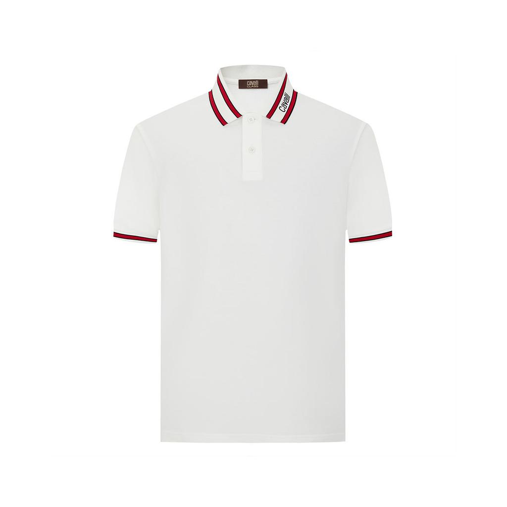 Classic Striped Men's Short-Sleeved Polo Shirt