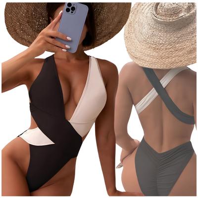 Women's One-piece Padded Boho Swimsuit with Cutouts Women's One-piece Padded Boho Swimsuit with Cutouts