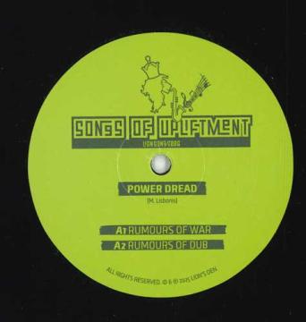 12inch Record POWER DREAD - Rumours Of War; Dub / Peaceful Way; LIONSONGS006 Lion's Den EU 2025 Europe Reggae, Ska & Dub