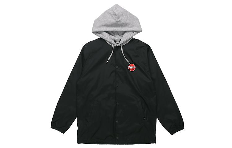 Vans Jackets Men s Black Hooded Moderate Workwear VN0A4UTPBLK S