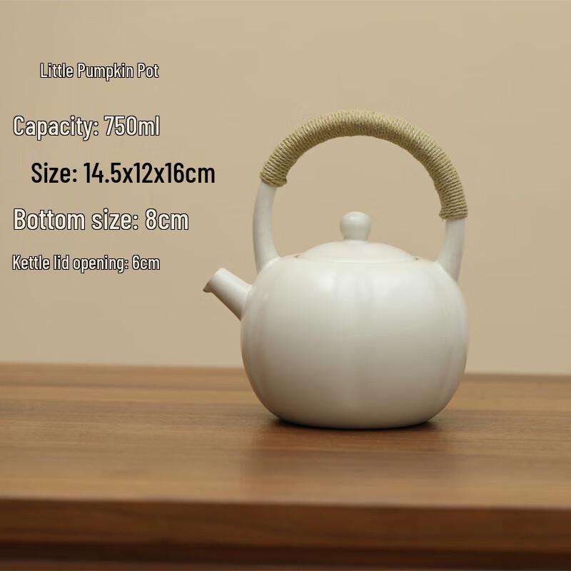 Zhinianhua New Chinese Ceramic Top-Handle Teapot