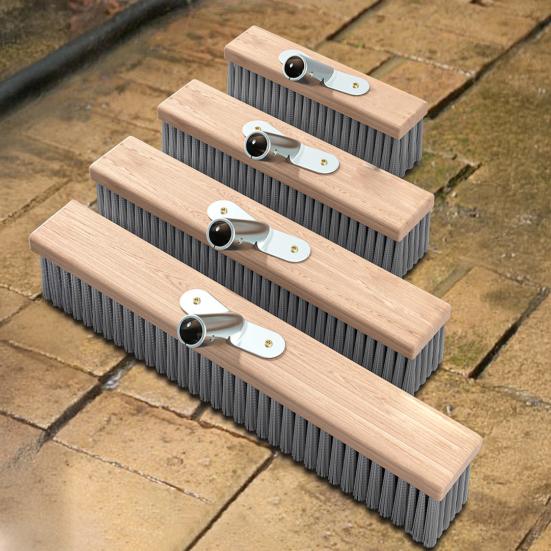 Podlahový kartáč Nerezové štětiny Kartáč na čištění terasových betonových kamenných povrchů Univerzální venkovní drhnoucí kartáč