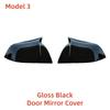 Door Mirror Cover For Tesla Model 3 Model Y Exterior Scratch Protective Car Decoration Stickers Upgrade ABS Plastic Styling