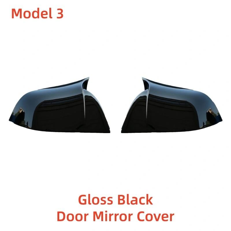 Door Mirror Cover For Tesla Model 3 Model Y Exterior Scratch Protective Car Decoration Stickers Upgrade ABS Plastic Styling