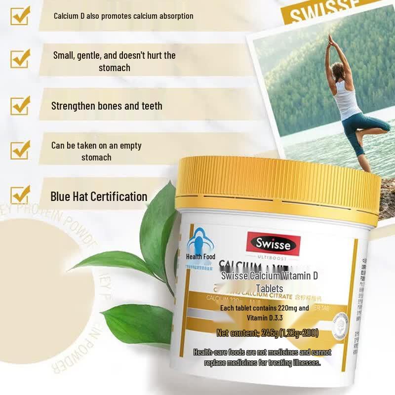 Swisse Calcium + Vitamin D Tablets