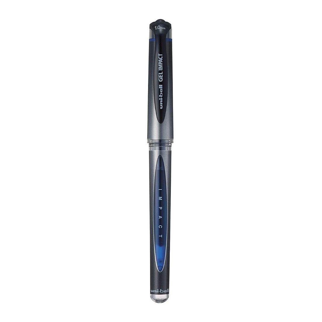 

uni-ball UM-153S Gel Impact 1.0mm Gel Pen Blue | Lightweight Sleek Body for Office, School & Home Use, Pack of 1