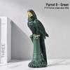 Luxurious Parrot Ornament Wine Cabinet for Living Room Decor