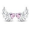Copper Sweet Lovely Love Heart Series Stud Earring Zircon For Women Exquisite Daily Wear Jewelry Accessories Gifts
