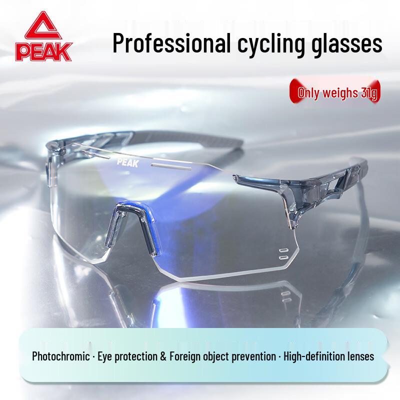 Peak Photochromic Cycling Glasses