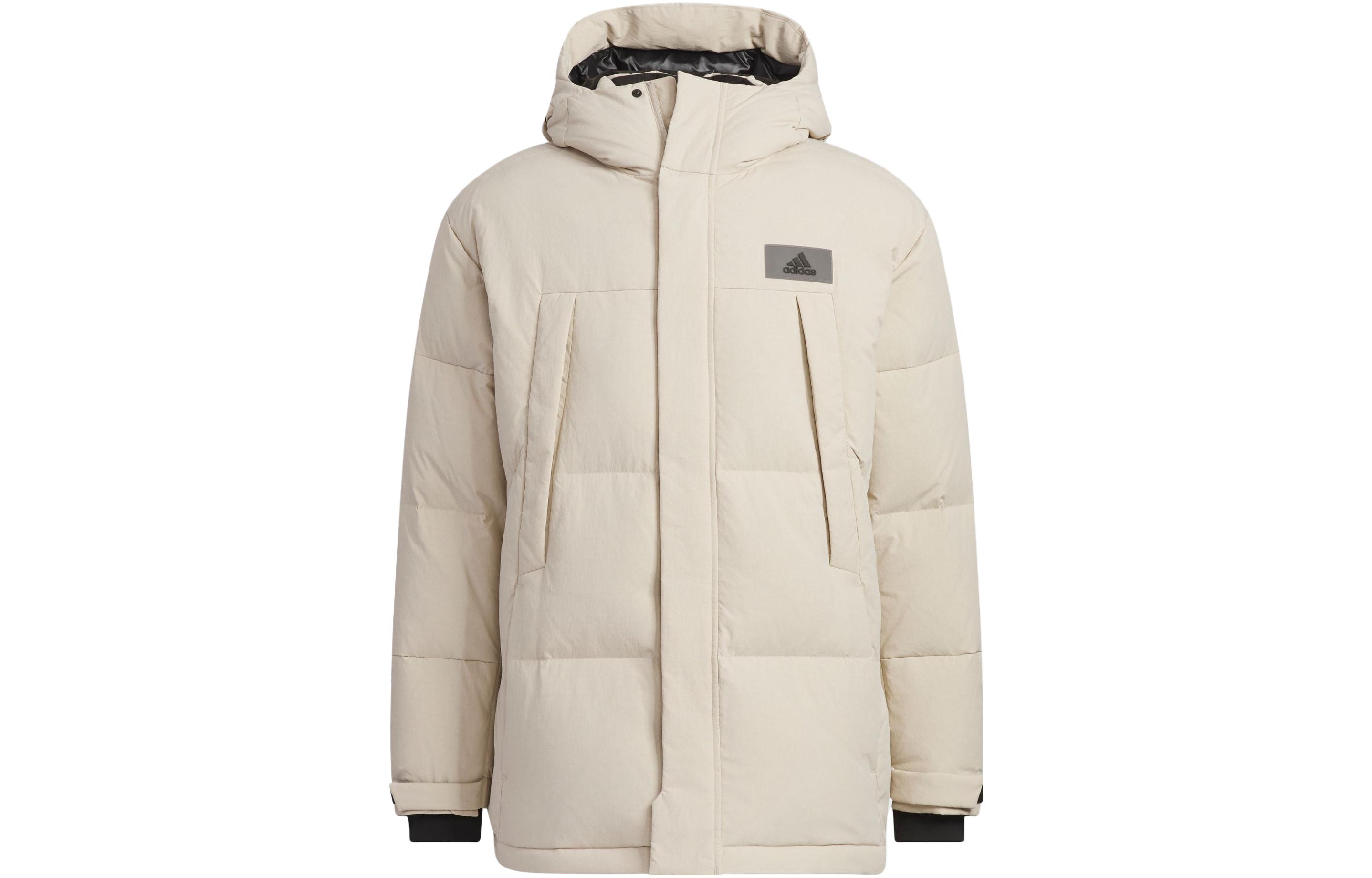 Мужская пуховая куртка Adidas Светло-хаки/Черный IL8898 XL
