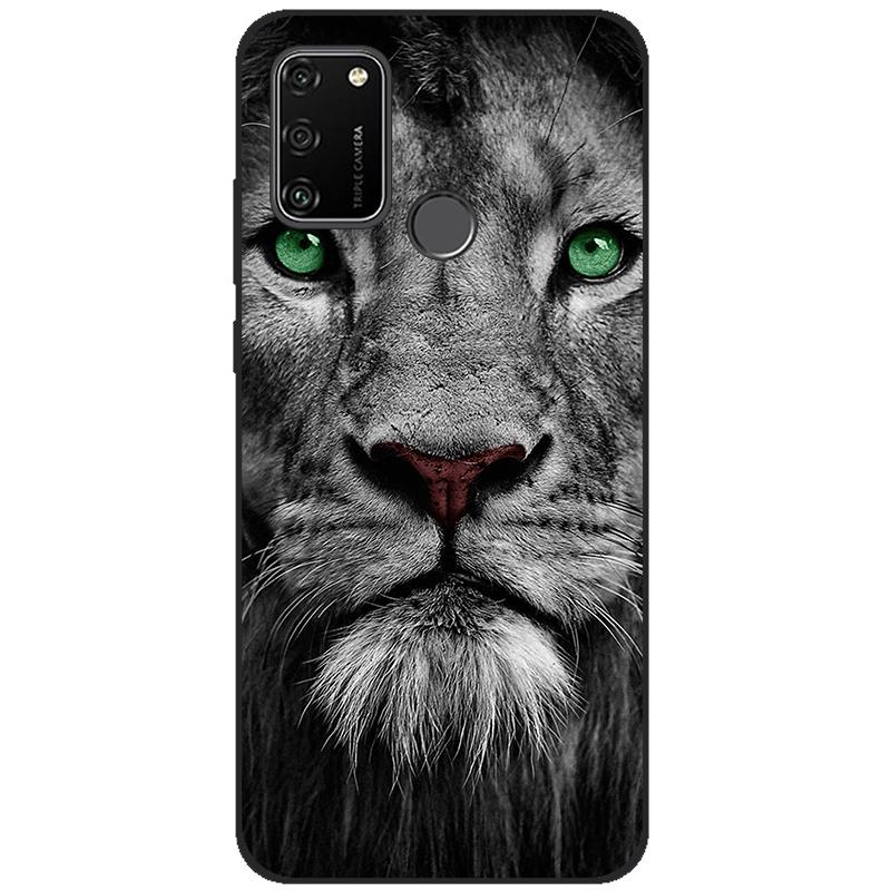 For HONOR 9A Case 6.3" Soft Silicon Tpu Phone covers On Huawei Honor 9A 9 A MOA-LX9N Back Bag Funda Shell black tpu case