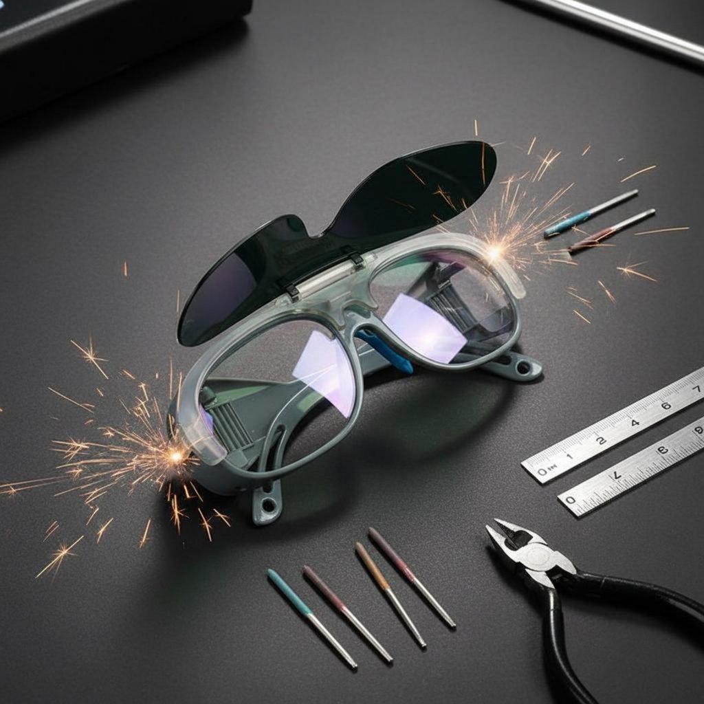 Flip-up Metal-Joining Goggles Anti Argon Welding Arc