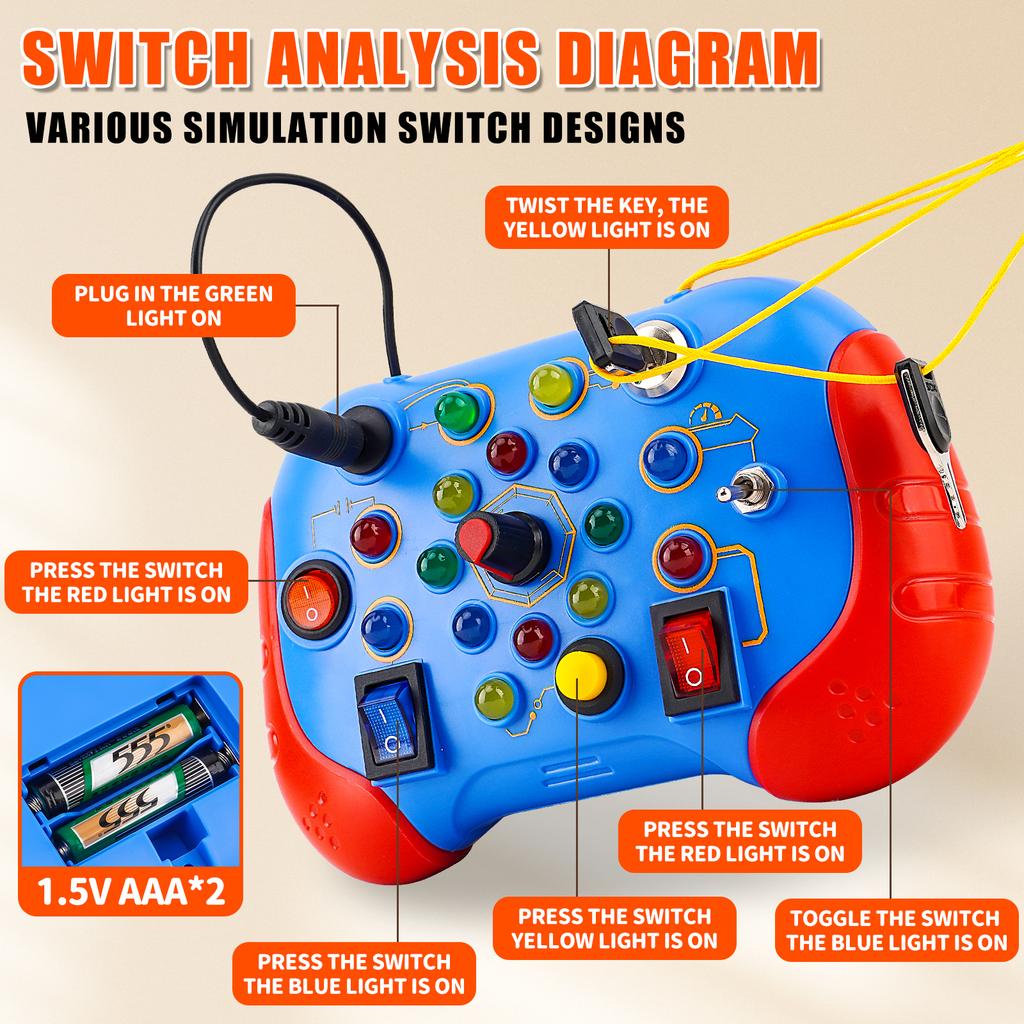 Interactive LED lraffic LightStimulating Educational Play