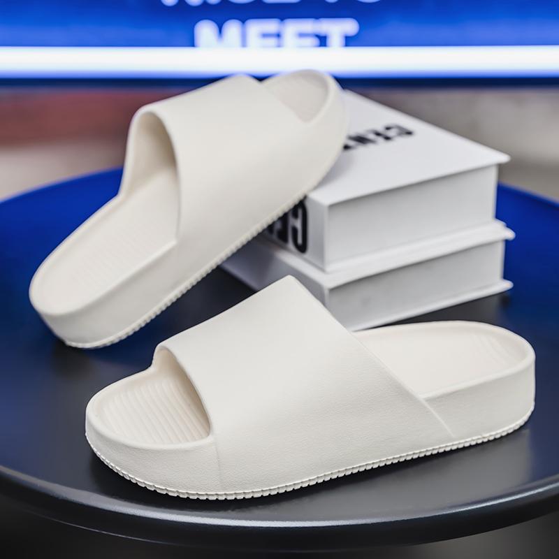 Fashion Unisex House Shoes Non-Slip thick Soft Platform Slide Sandals for Women Men Indoor Outdoor Shower Bathroom Slipper for Adult
